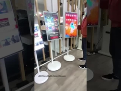 21.5/27/32 นิ้ว Smart Touch Screen เครื่องแสดงสัญญาณไร้สาย แอนดรอยด์ LCD Monitor Stand By Me TV