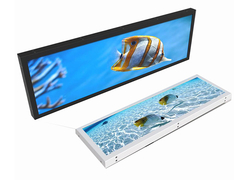 VETO Ultra Wide Stretched Bar Screen เครื่องเล่นโฆษณา lcd ภายในห้อง Android Shelf Edge Strip Display