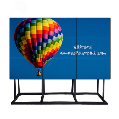 Lcd Video Wall Indoor videowall monitor advertising display narrow bezel 4K HD 2x3 3x3 panels mulit splicing screens