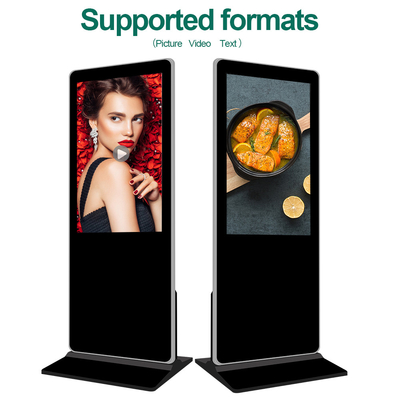 VETO Android Floor Standing Screen 4K Interactive Touch Screen ป้ายและจอดิจิตอล