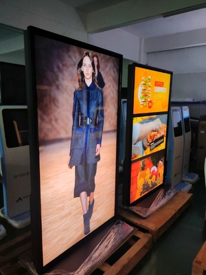 70 นิ้ว Splice Floor Standing Digital Interactive Kiosk ครบจอ 4k กับมุมมอง 178°