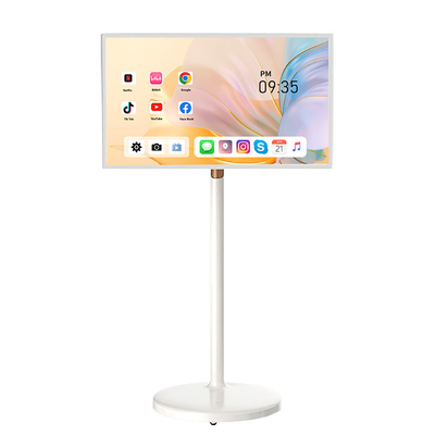 VETO 21.5 24 27 Inch Indoor Stand by me TV with Battery 13MP กล้องสําหรับการเรียนรู้วีดีโอ