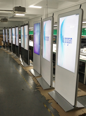 VETO 43 49 55 นิ้ว โตเตมในบ้านแบบแนวนอน ทัชคิออสค์ Android PC LCD Digital Signage Display จอโฆษณา