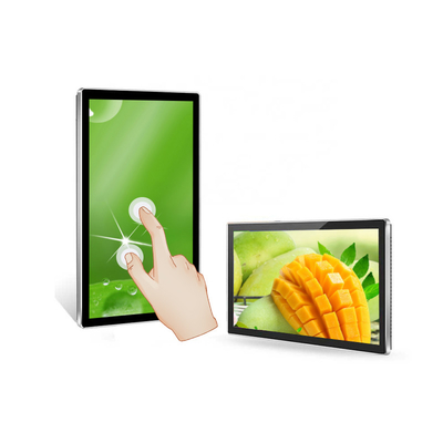 Indoor Wall Mounted Digital Signage 32 Inch Lcd Touch Screens Display Player